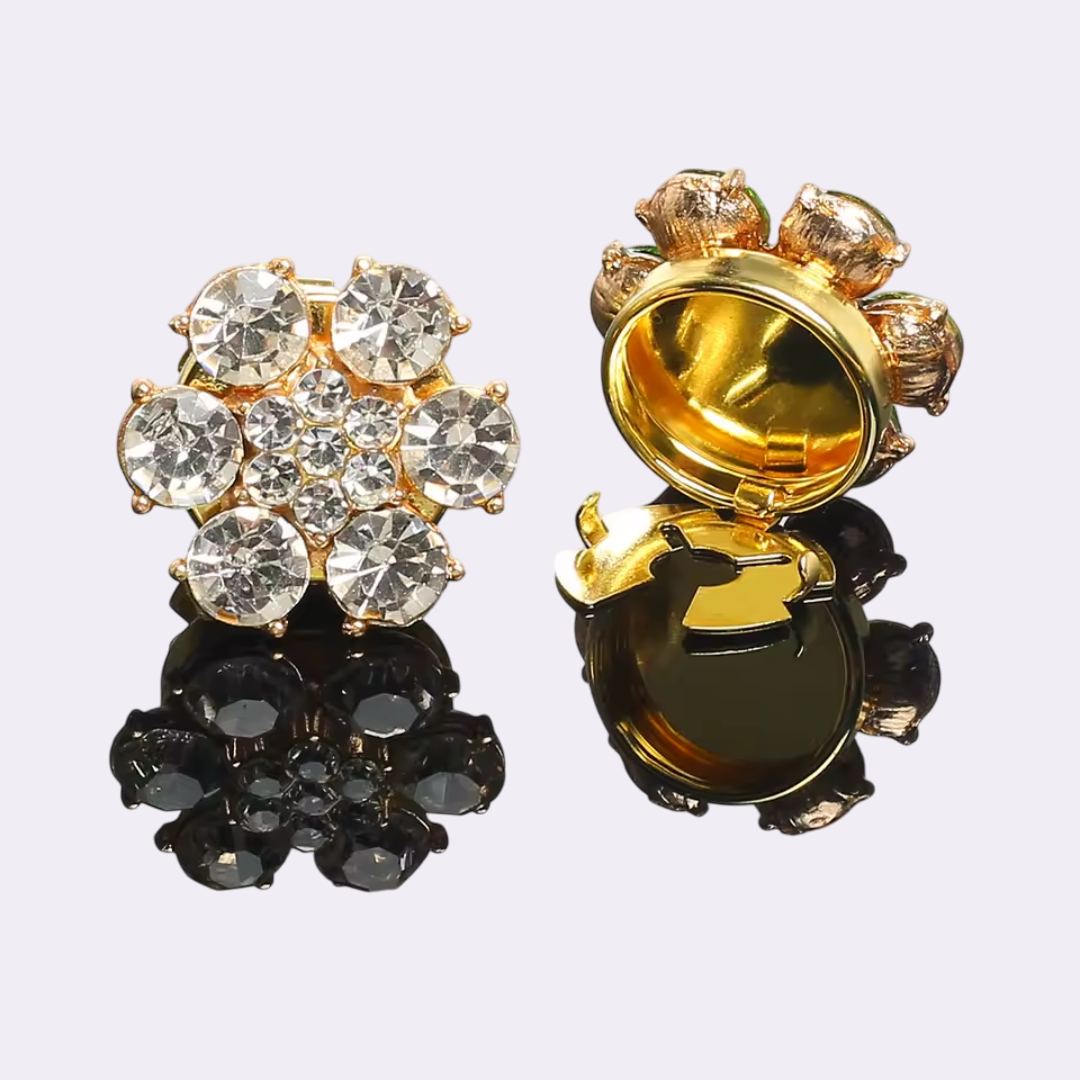 Halo Bloom – Floral Brooch to Elevate Your Shirt
