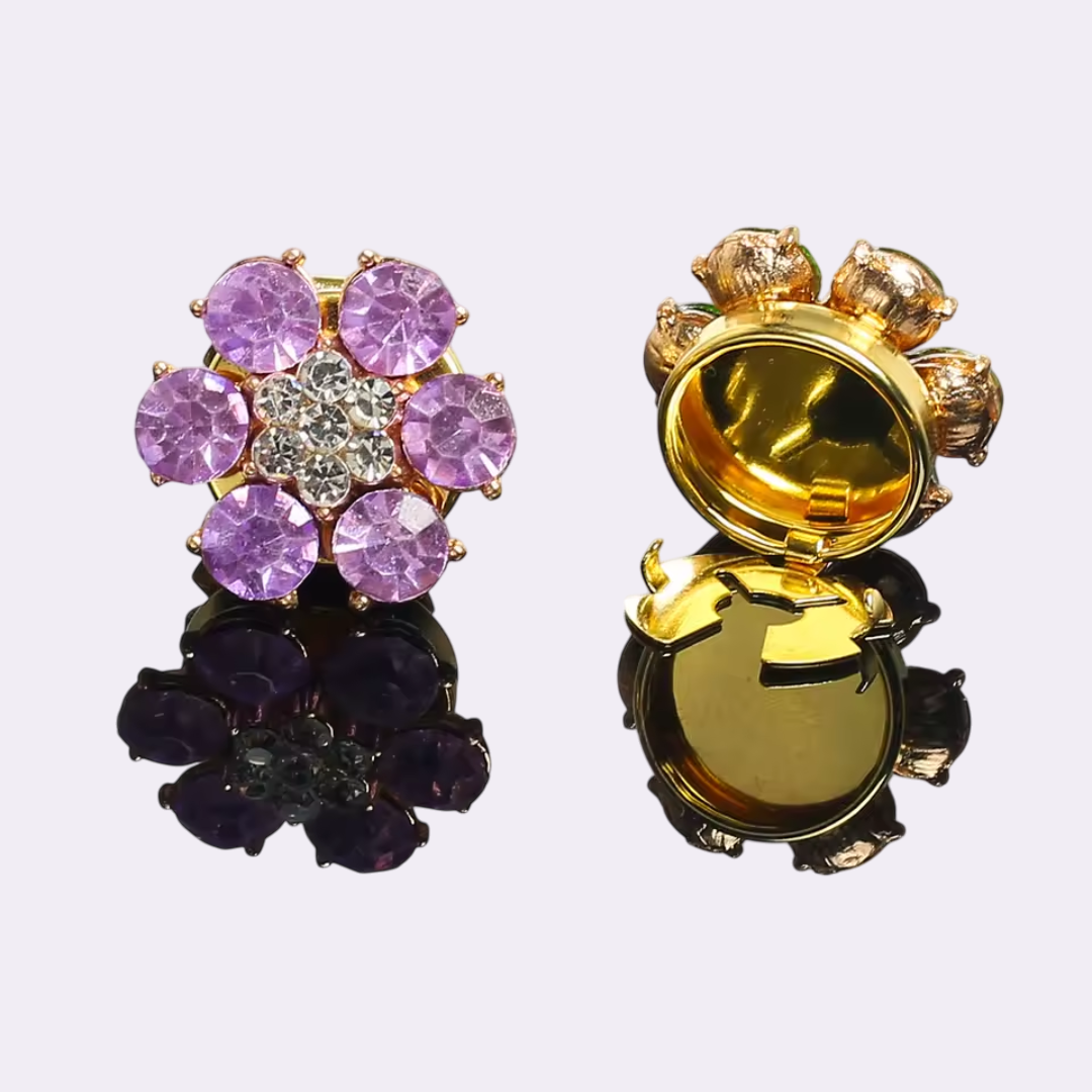 Halo Bloom – Floral Brooch to Elevate Your Shirt