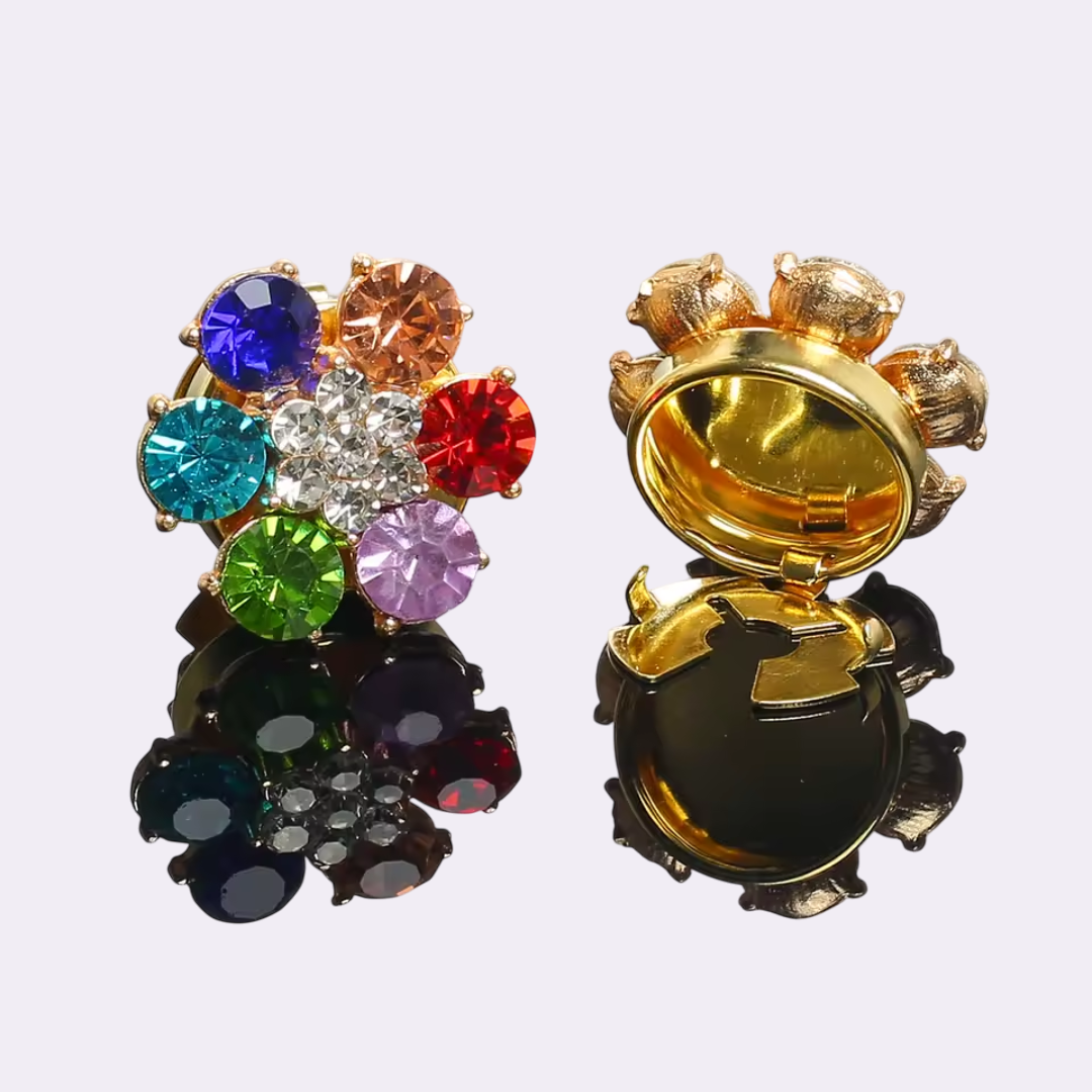 Halo Bloom – Floral Brooch to Elevate Your Shirt