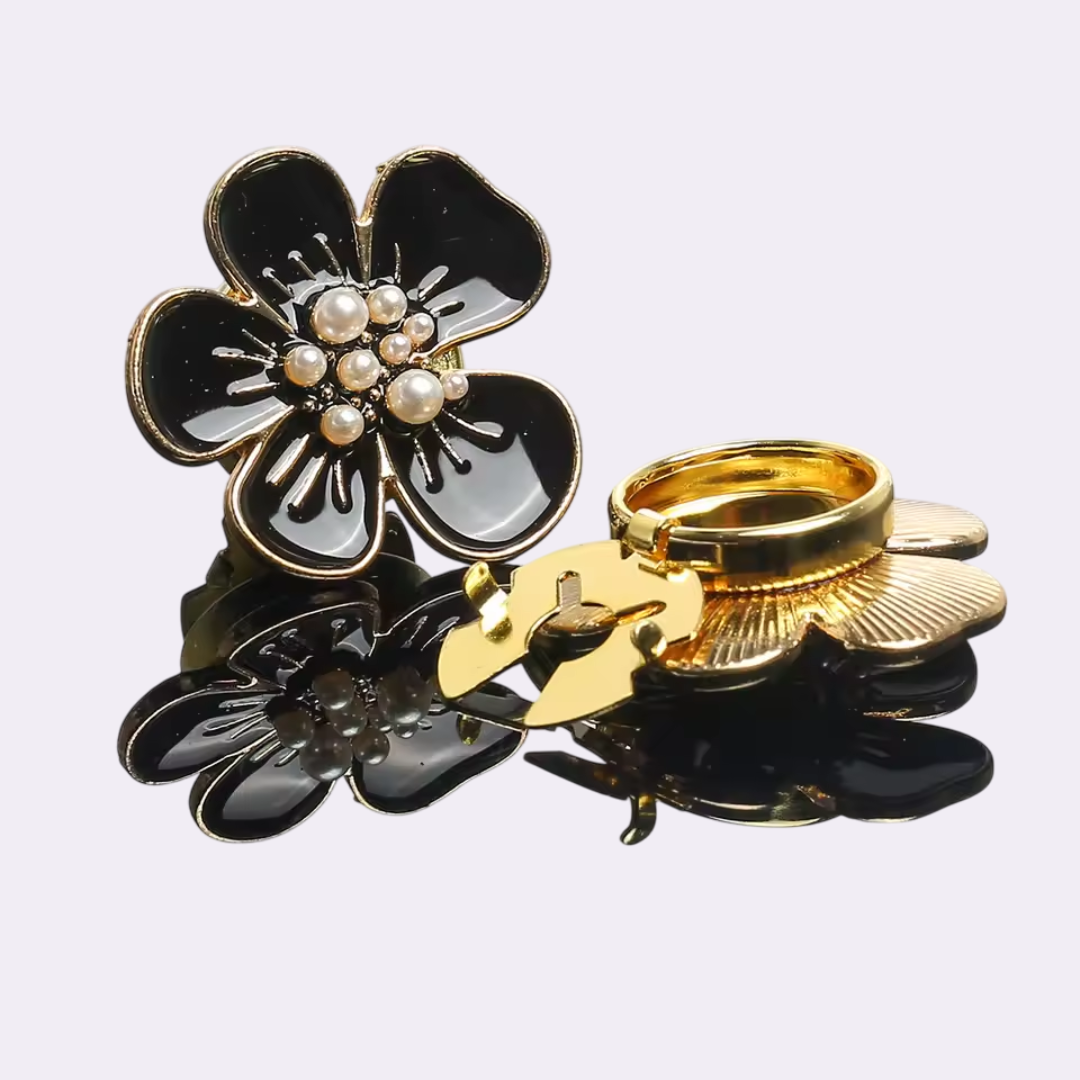 Silk Bloom – Floral Brooch to Elevate Your Shirt