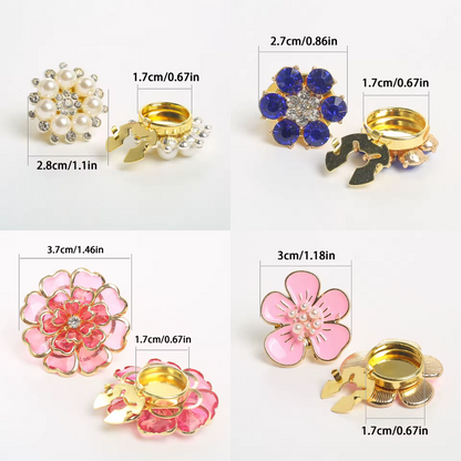 Iris Touch – Floral Brooch to Elevate Your Shirt