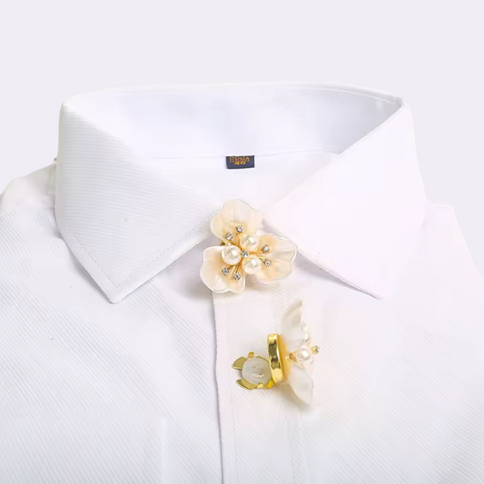 Iris Touch – Floral Brooch to Elevate Your Shirt